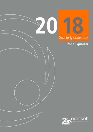 Thumbnail ecotel communication Quarterly Report 2018-q1