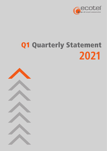 Thumbnail ecotel communication Quarterly Report 2021-q1