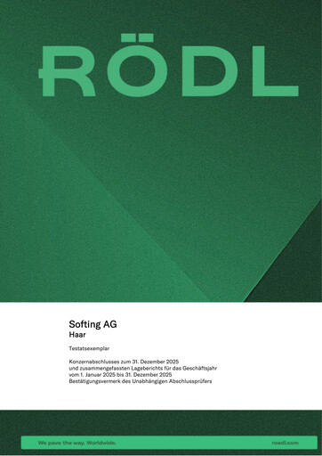 Thumbnail Softing AG Financial Report 2025
