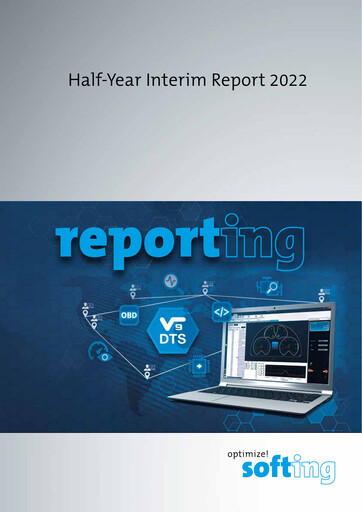Miniature Softing AG Rapport semestriel 2022-h1