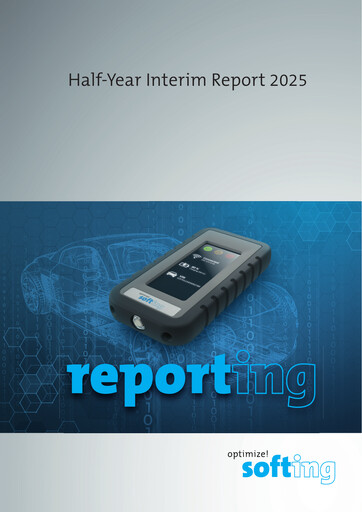 Miniature Softing AG Rapport semestriel 2025-h1