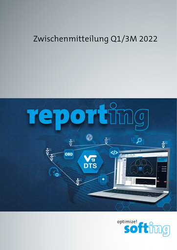 Miniature Softing AG Rapport trimestriel 2022-q1