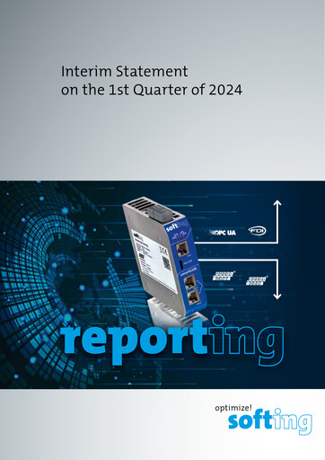 Miniature Softing AG Rapport trimestriel 2024-q1