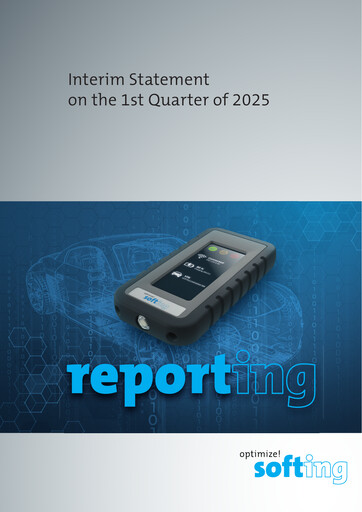 Miniature Softing AG Rapport trimestriel 2025-q1