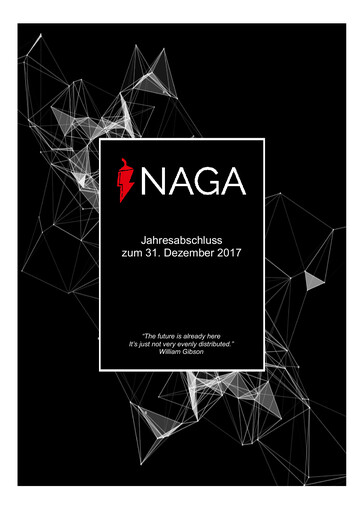 Thumbnail The NAGA Group Annual Report 2017