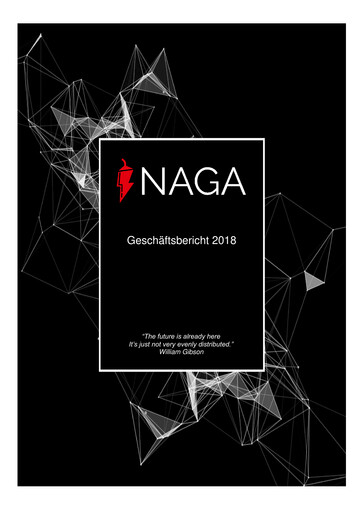Thumbnail The NAGA Group Annual Report 2018