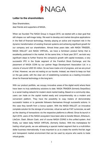 Thumbnail The NAGA Group Annual Report 2017