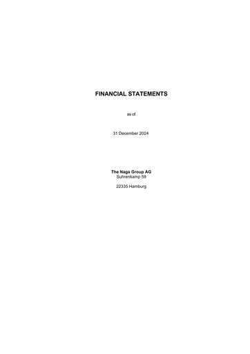Thumbnail The NAGA Group Financial Statement 2024