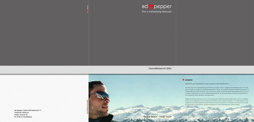 Thumbnail ad pepper media International Annual Report 2004