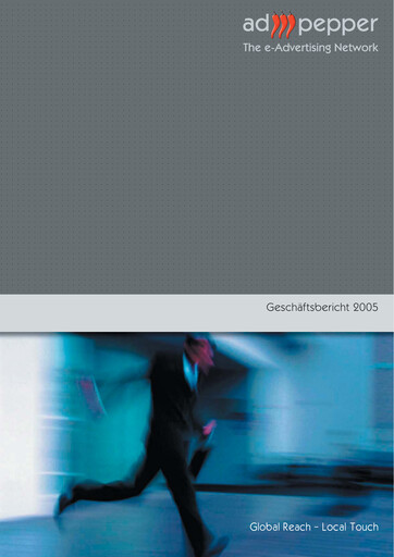 Thumbnail ad pepper media International Annual Report 2005