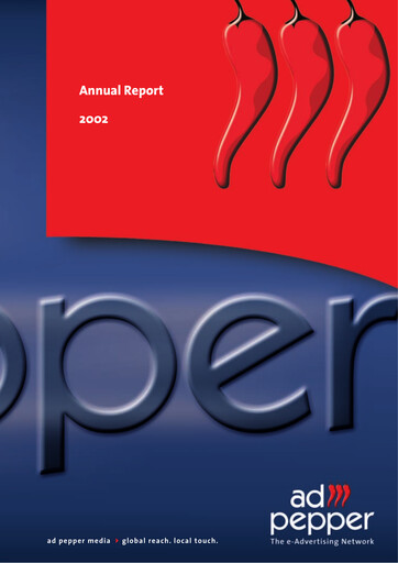 Miniature ad pepper media International Rapport annuel 2002