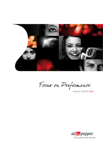 Miniature ad pepper media International Rapport annuel 2010