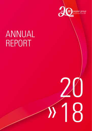 Miniature ad pepper media International Rapport annuel 2018