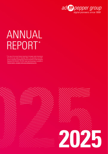 Thumbnail ad pepper media International Annual Report 2025