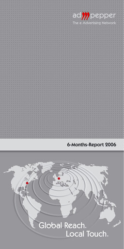 Miniature ad pepper media International Bilan financier 2006-h1