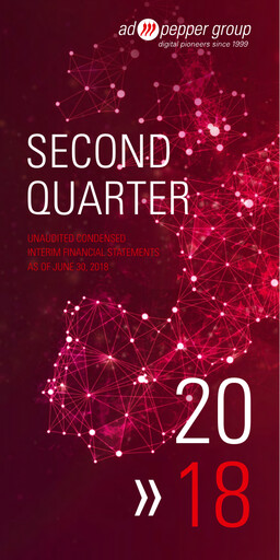 Miniature ad pepper media International Bilan financier 2018-h1