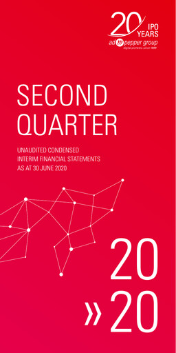Miniature ad pepper media International Bilan financier 2020-h1