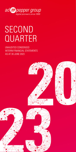 Miniature ad pepper media International Bilan financier 2023-h1