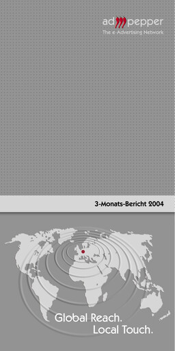 Thumbnail ad pepper media International Quarterly Report 2004-q1