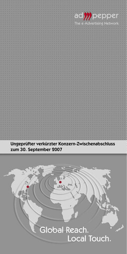 Thumbnail ad pepper media International Quarterly Report 2007-q3