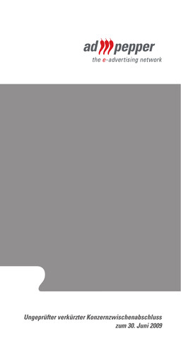 Thumbnail ad pepper media International Quarterly Report 2009-q2