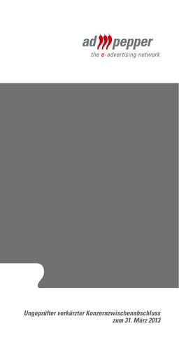 Thumbnail ad pepper media International Quarterly Report 2013-q1