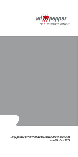 Thumbnail ad pepper media International Quarterly Report 2013-q2