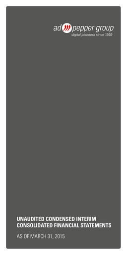 Thumbnail ad pepper media International Quarterly Report 2015-q1