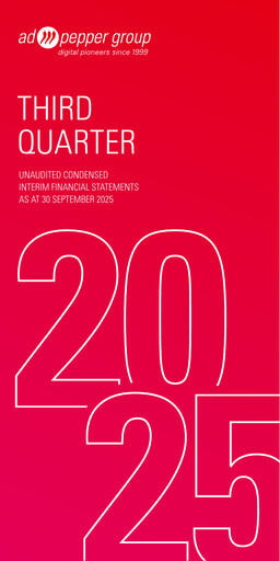 Thumbnail ad pepper media International Quarterly Report 2025-q3