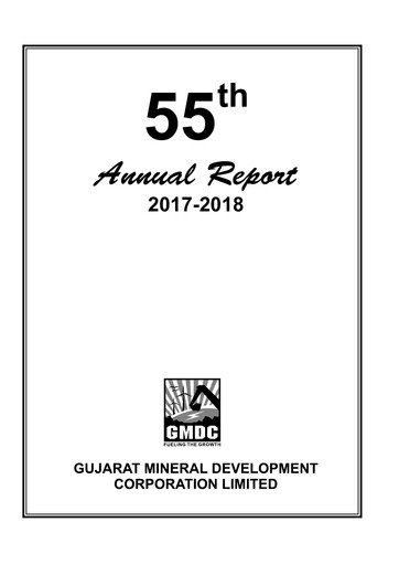 Thumbnail Gujarat Mineral Development Annual Report 2017-2018