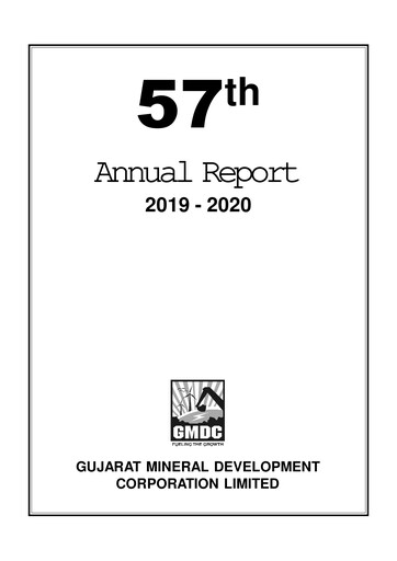 Thumbnail Gujarat Mineral Development Annual Report 2019-2020
