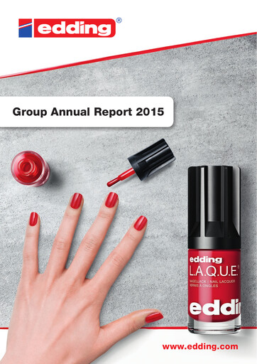 Vorschaubild edding AG Jahresbericht 2015