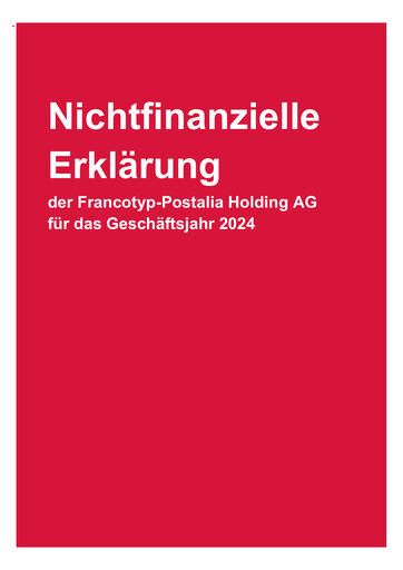 Miniature Francotyp-Postalia Holding AG Rapport de durabilité 2024