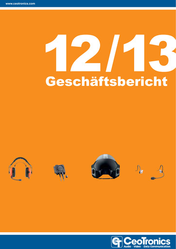 Thumbnail CeoTronics Annual Report 2012-2013