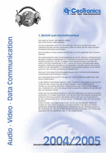 Thumbnail CeoTronics Half-year Report 2004-h1