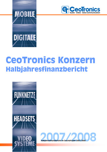 Thumbnail CeoTronics Half-year Report 2007-h1
