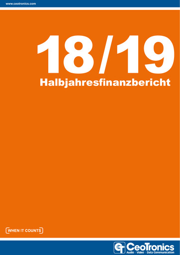 Thumbnail CeoTronics Half-year Report 2018-h1