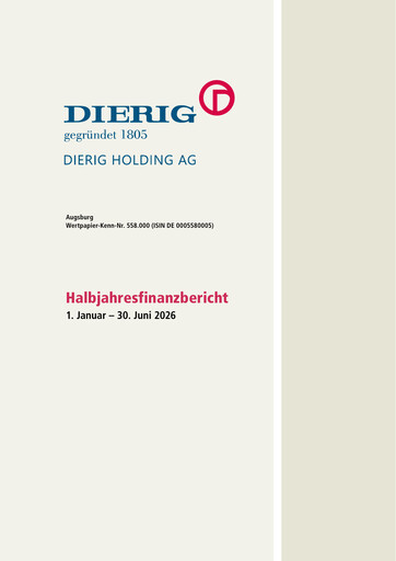 Thumbnail Dierig Holding AG Half-year Report 2026-h1