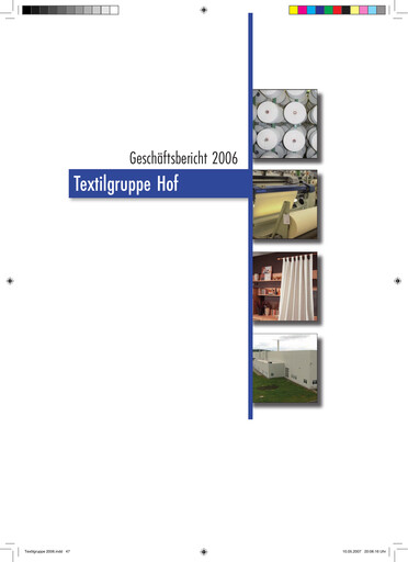 Thumbnail Hoftex Group AG Annual Report 2006