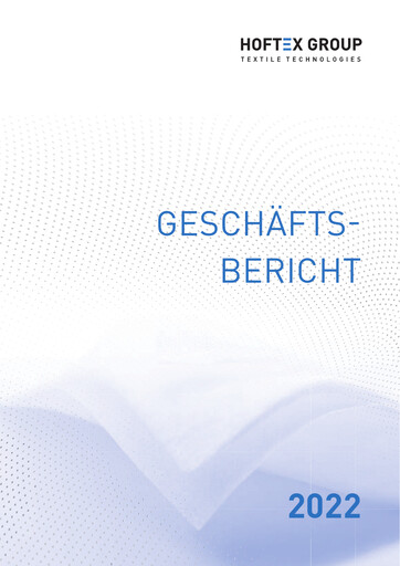 Thumbnail Hoftex Group AG Annual Report 2022