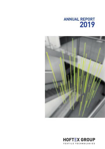 Thumbnail Hoftex Group AG Annual Report 2019