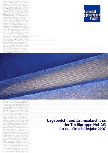 Thumbnail Hoftex Group AG Financial Statement 2007