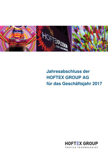 Thumbnail Hoftex Group AG Financial Statement 2017