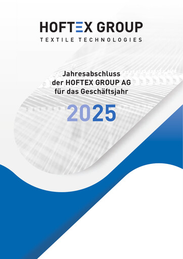 Vorschaubild Hoftex Group AG Finanzmitteilung 2025