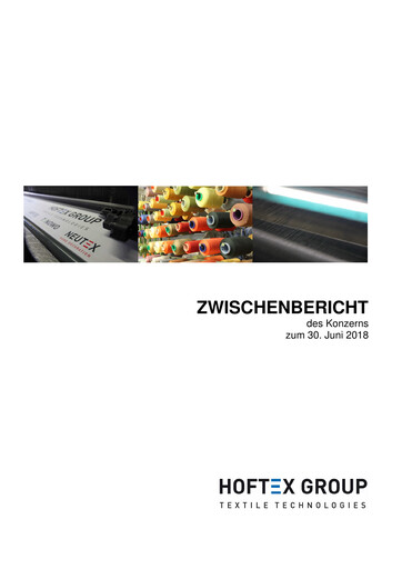 Thumbnail Hoftex Group AG Half-year Report 2018-h1