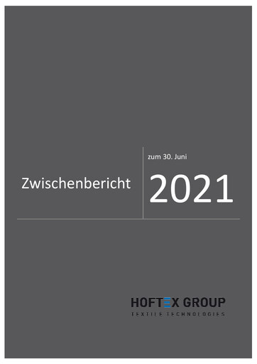 Thumbnail Hoftex Group AG Half-year Report 2021-h1