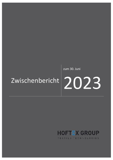 Thumbnail Hoftex Group AG Half-year Report 2023-h1