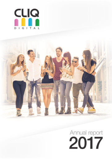 Thumbnail Cliq Digital AG Annual Report 2017