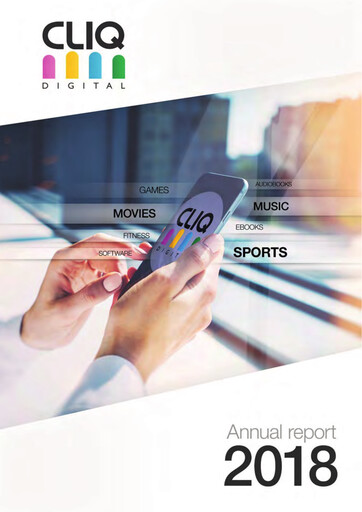 Thumbnail Cliq Digital AG Annual Report 2018