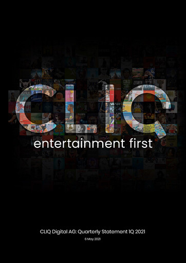 Thumbnail Cliq Digital AG Quarterly Report 2021-q1